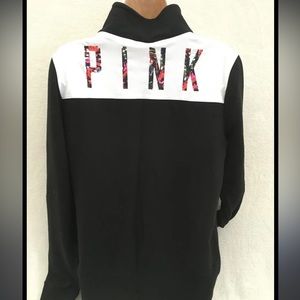 PINK quarter zip pullover